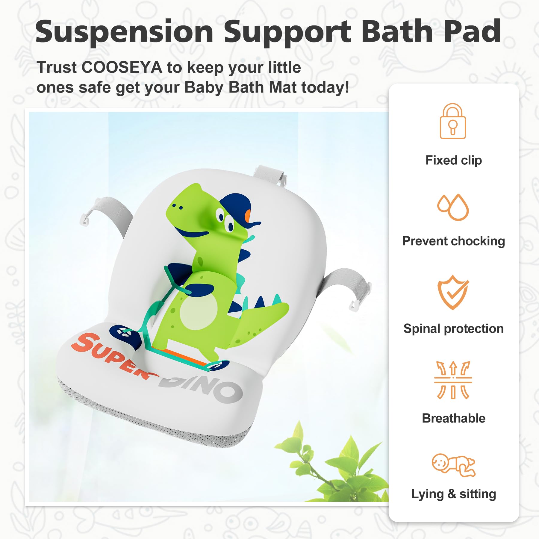 Collapsible Baby Bathtub for Newborns with Thermometer and Soft Floating Cushion Portable and Foldable Travel Baby Boy Bath Tub for Infants to Toddler 0-36 Month (Beige)