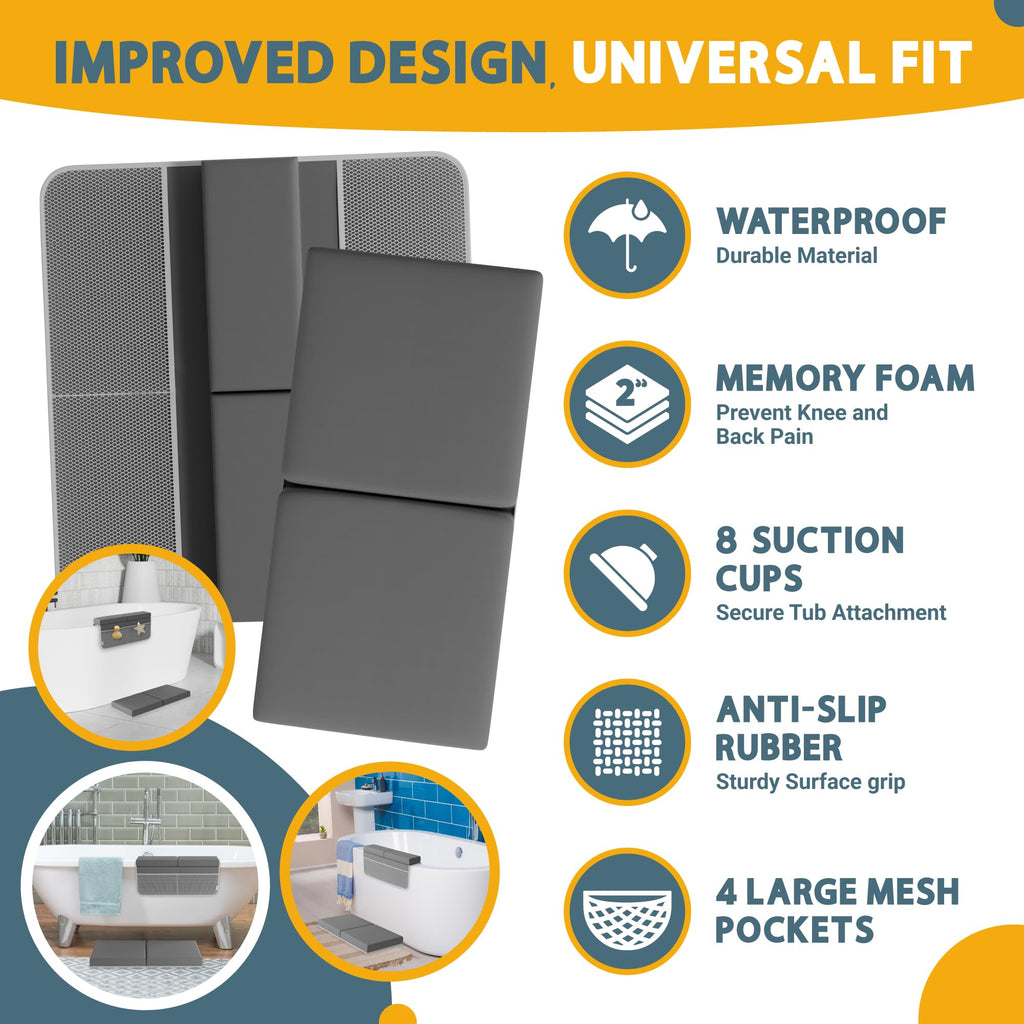 Product packaging with features highlighted on a white background